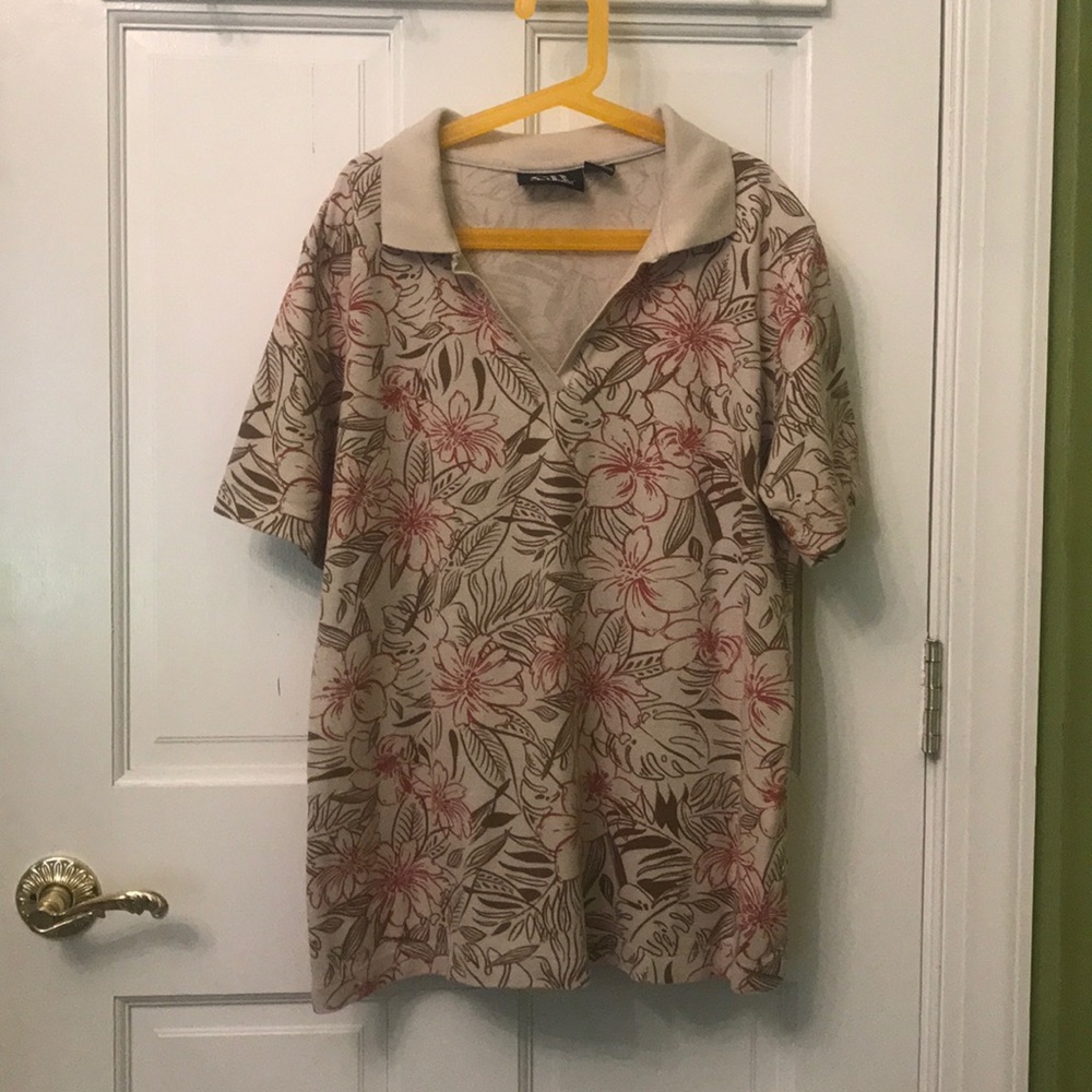 Women's Vintage Floral Print Shirt